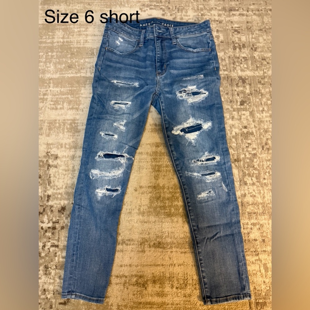 American Eagle Outfitters Blue Denim Shorts